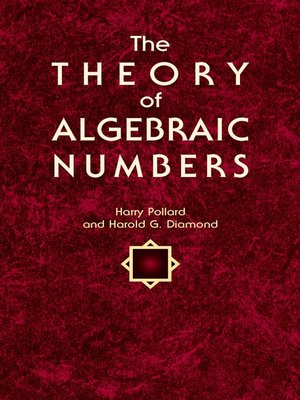 cover image of The Theory of Algebraic Numbers